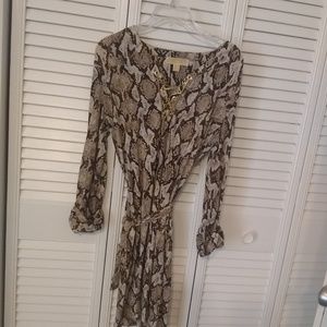 Snakeprint dress